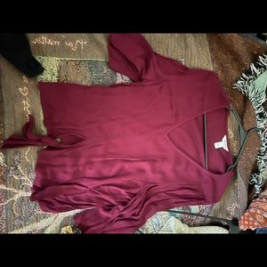Maroon blouse